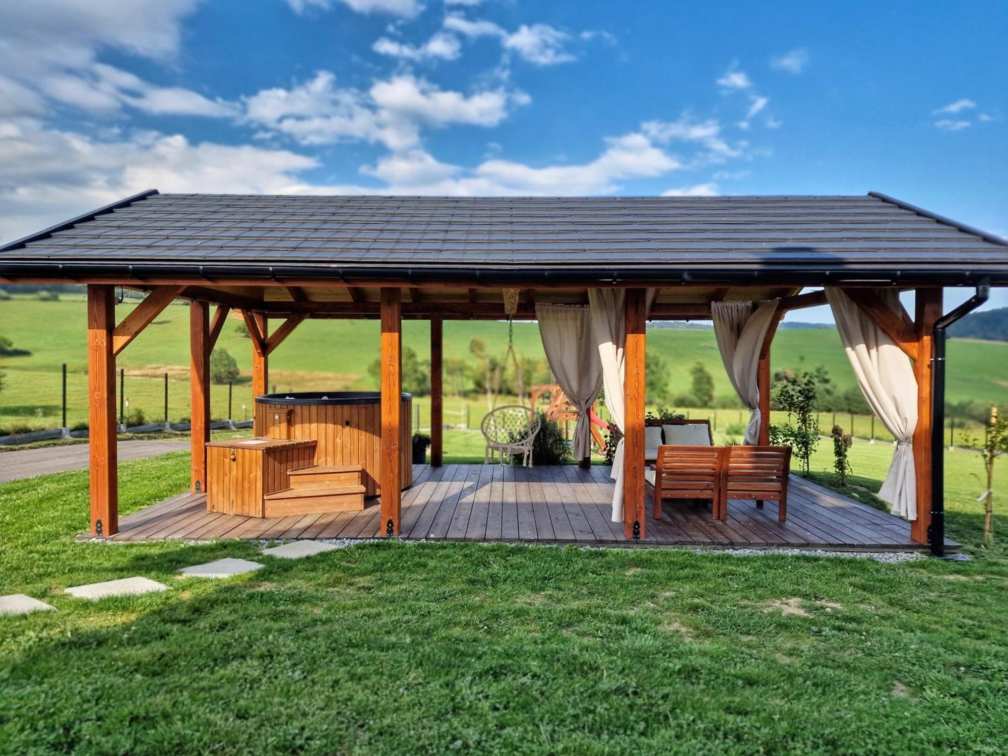 Lackowa Chill And Rest Dom Z Balia Krynica Zdroj Uscie Gorlickie Exterior photo